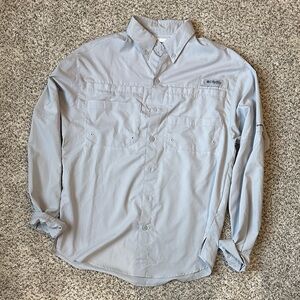 Columbia Gray Mesh-Lined Shirt